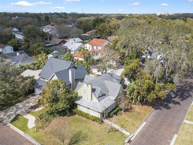 drone / aerial view featuring a residential view