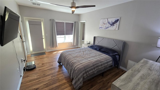 136 Mcleods Way, Winter Springs, FL 32708 - bedroom featuring wood finished floors, baseboards, and a ceiling fan