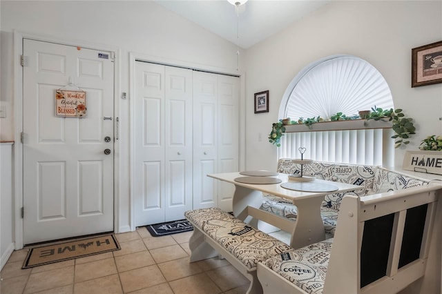 130 Bloomingdale Dr, Davenport, FL 33897 - entrance foyer featuring lofted ceiling and light tile patterned flooring