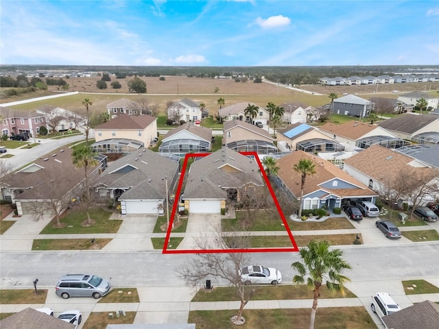 130 Bloomingdale Dr, Davenport, FL 33897 - aerial view of residential area featuring property boundaries highlighted