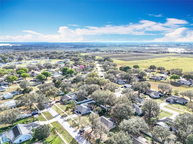 bird's eye view featuring a residential view