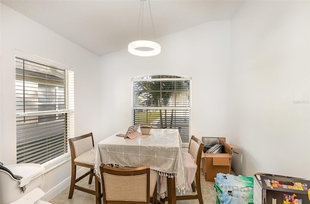 view of dining area