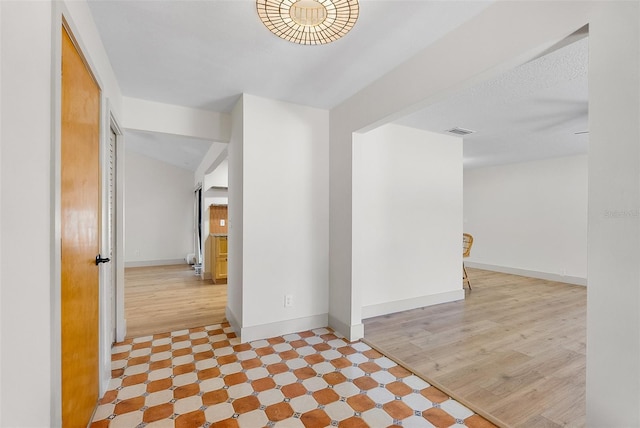 interior space featuring light hardwood / wood-style flooring