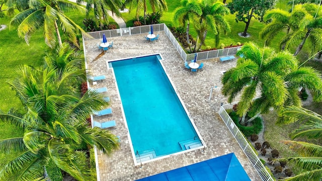 view of pool