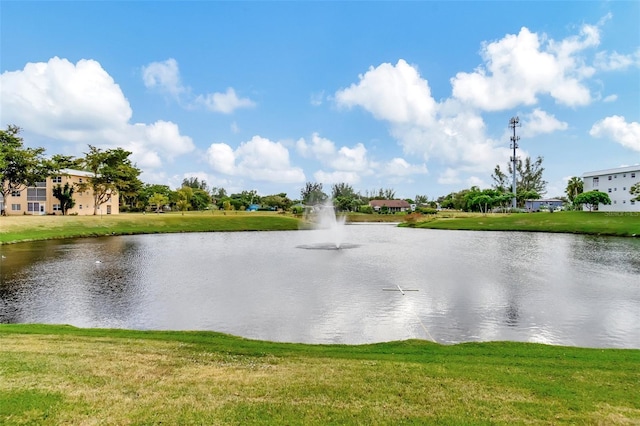 property view of water