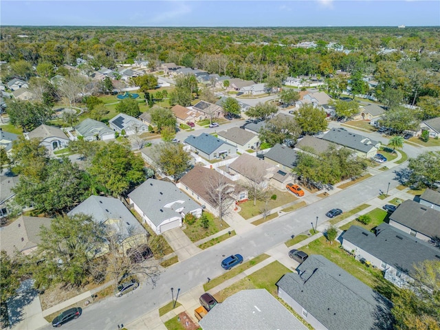 birds eye view of property featuring a residential view