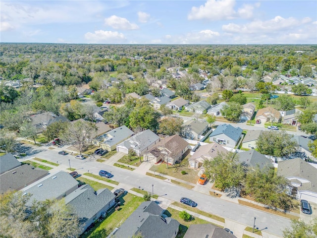 drone / aerial view featuring a residential view