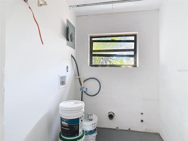 laundry room featuring hookup for a washing machine