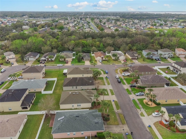 bird's eye view featuring a residential view