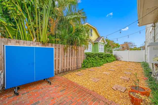 view of patio / terrace with fence