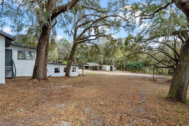 view of yard