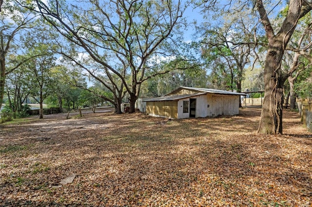 view of yard