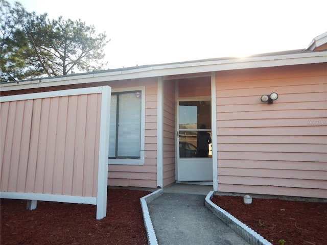 view of property entrance