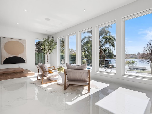 sunroom with a wealth of natural light