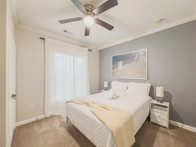 8000 Tuscany Way Unit 4405, Davenport, FL 33896 - carpeted bedroom featuring ornamental molding and a ceiling fan