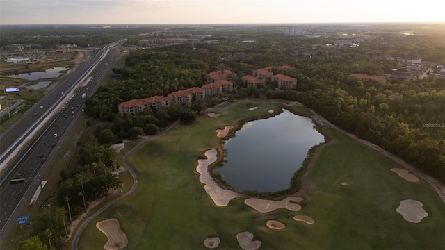 8000 Tuscany Way Unit 4405, Davenport, FL 33896 - aerial view of property and surrounding area featuring a large body of water and a major roadway