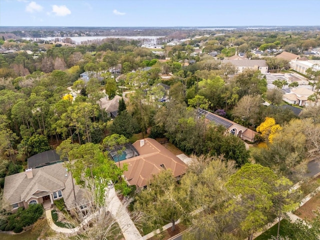 bird's eye view featuring a residential view