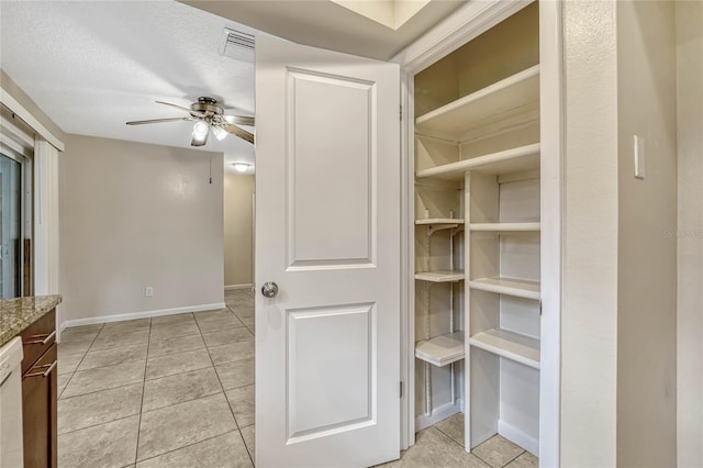 pantry featuring visible vents