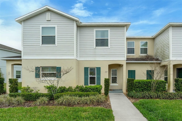 multi unit property with stucco siding