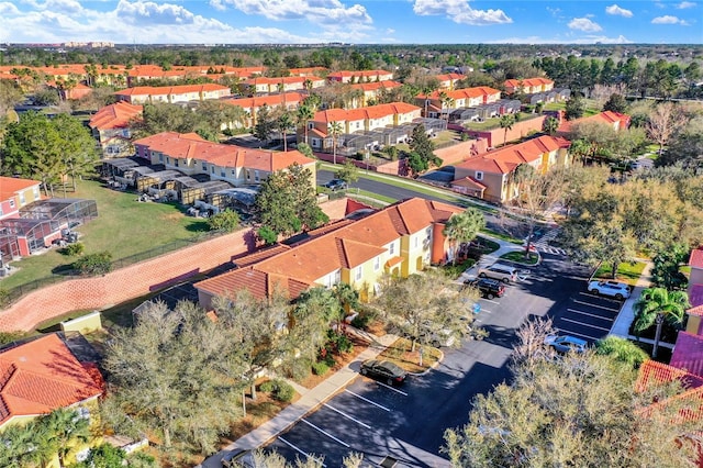 aerial view featuring a residential view