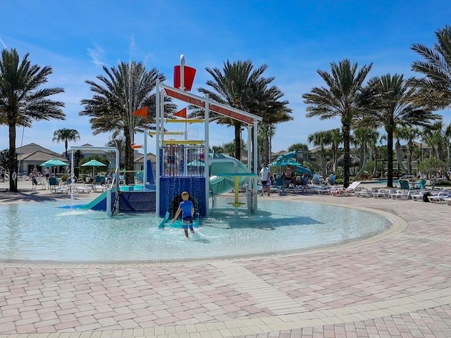 view of jungle gym