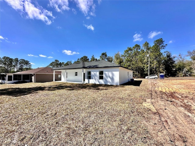 view of rear view of property