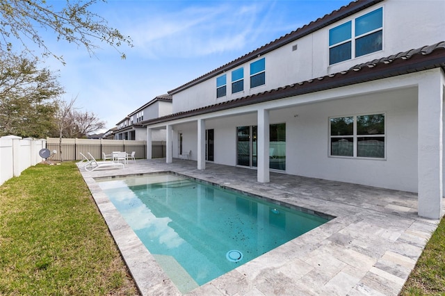8390 Ludington Cir, Orlando, FL 32836 - view of swimming pool with a patio area and a fenced backyard