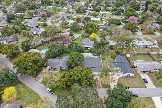 drone / aerial view featuring a residential view