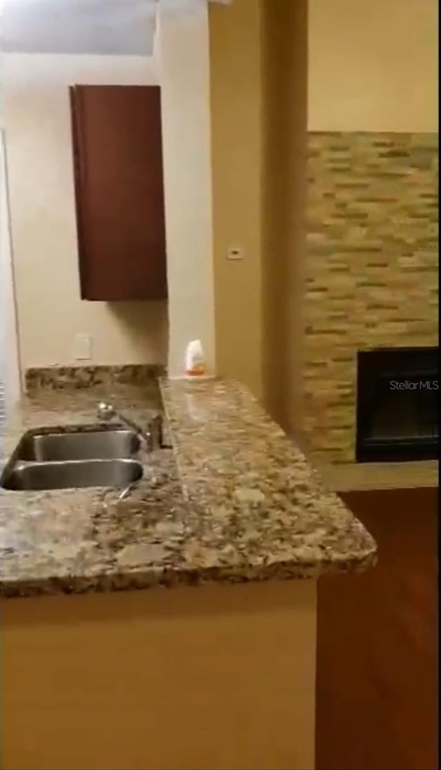 kitchen with a sink