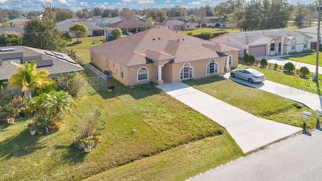 bird's eye view featuring a residential view