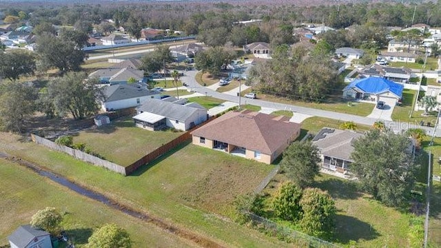 birds eye view of property featuring a residential view