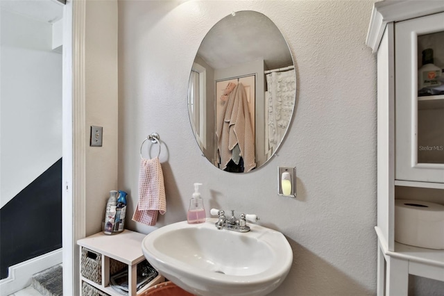 bathroom with a sink