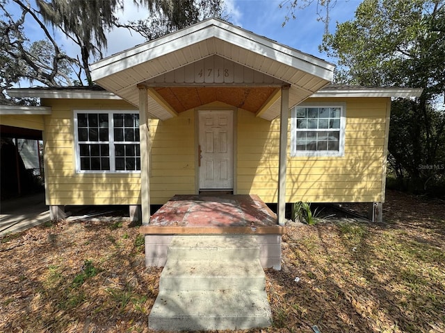 view of property entrance