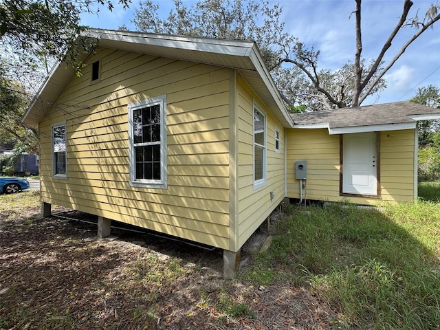 view of side of property