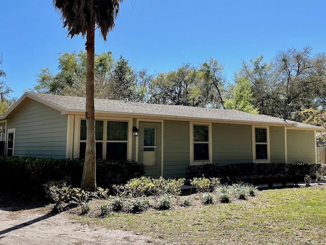 view of ranch-style home