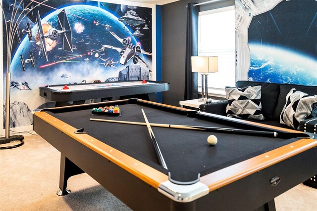 3432 Lilac Way, Davenport, FL 33897 - recreation room featuring carpet and pool table