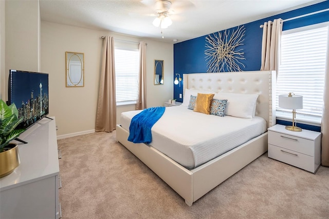 3432 Lilac Way, Davenport, FL 33897 - bedroom with ceiling fan and light colored carpet