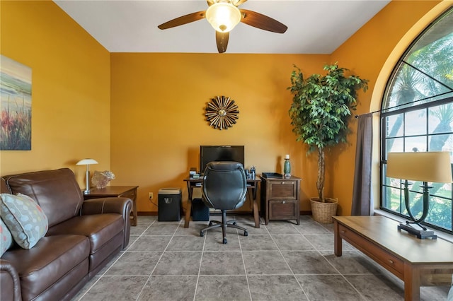 2825 Lake Tohopekaliga Blvd, Kissimmee, FL 34746 - office space with a healthy amount of sunlight and ceiling fan