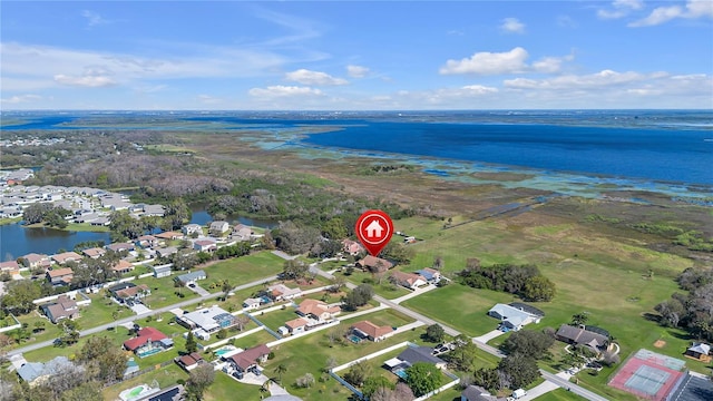 2825 Lake Tohopekaliga Blvd, Kissimmee, FL 34746 - birds eye view of property featuring a residential view and a water view