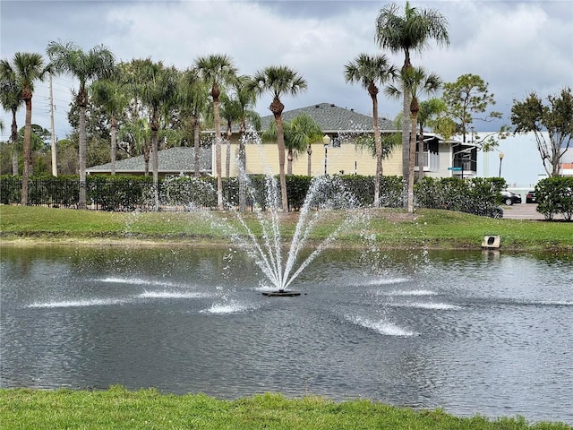 view of water feature