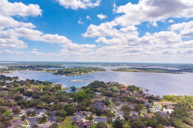13221 Fountainbleau Dr, Clermont, FL 34711 - aerial perspective of suburban area featuring a nearby body of water