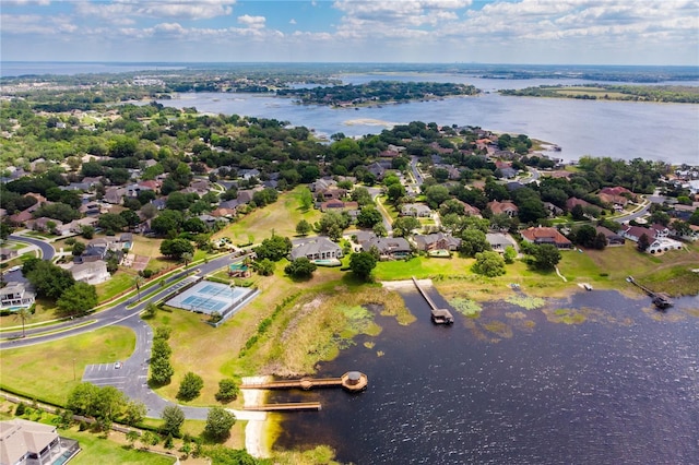 13221 Fountainbleau Dr, Clermont, FL 34711 - aerial view of residential area with a large body of water