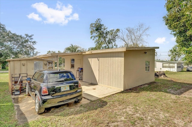 view of outdoor structure