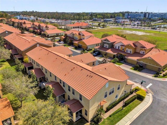 bird's eye view featuring a residential view