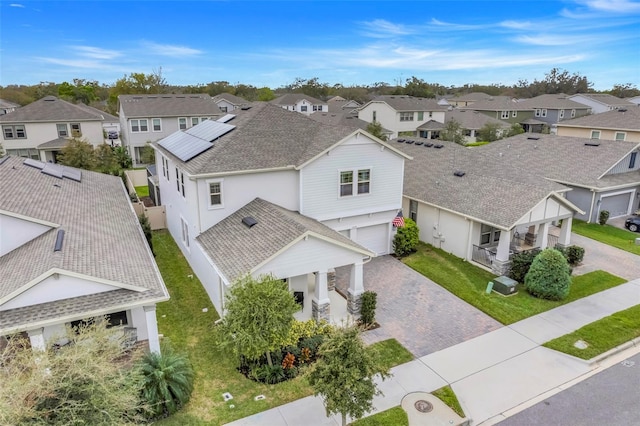 birds eye view of property featuring a residential view