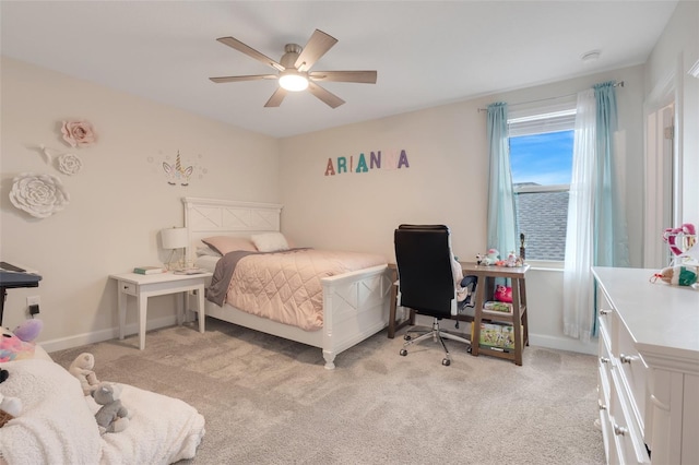 1472 Rushing Rapids Way, Winter Springs, FL 32708 - bedroom featuring light colored carpet and a ceiling fan