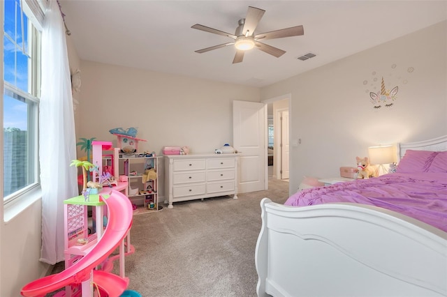 1472 Rushing Rapids Way, Winter Springs, FL 32708 - carpeted bedroom with a ceiling fan