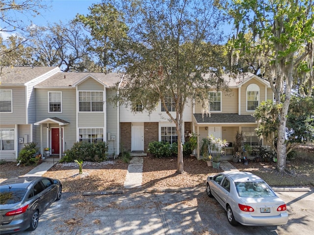 multi unit property with brick siding