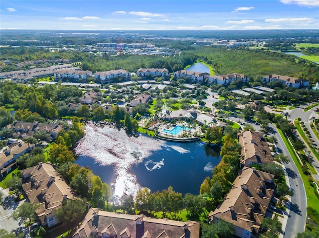 1357 Venezia Ct Unit 402, Davenport, FL 33896 - bird's eye view featuring a water view and a residential view