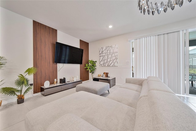 4149 Lana Ave, Davenport, FL 33897 - tiled living room featuring recessed lighting